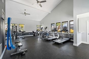 Fitness Center at The District Apartment Homes